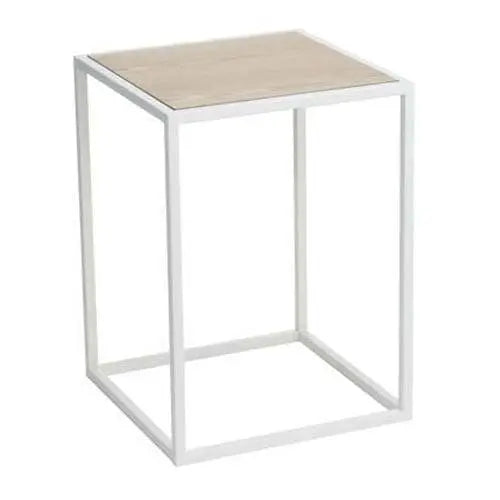 Tower Square Coffee Table White