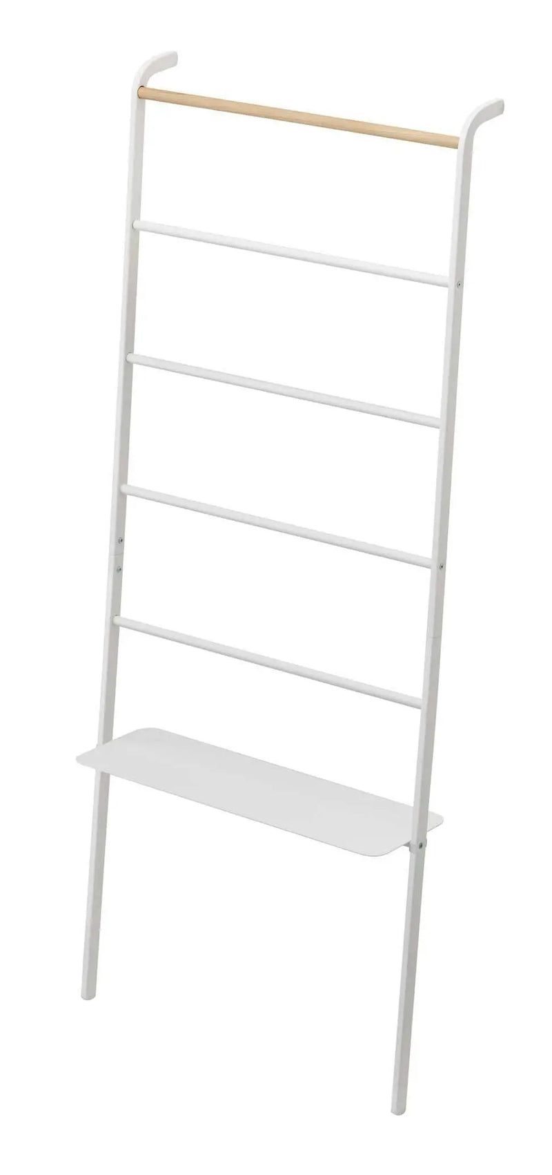 White Tower Leaning Ladder With Shelf