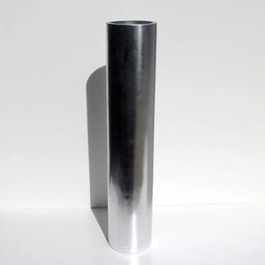 GILT 20" Glass Cylinder Centerpiece Vase RED POMEGRANATE COLLECTION