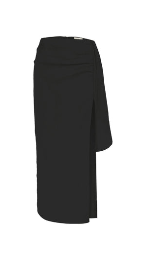 The Handloom Bella Maxi Skirt - Black