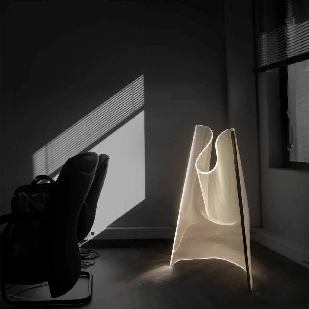 Ghost Lamp Crystal Acrylic LED Floor Lamp, Home decor