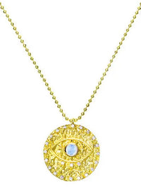 Nayla Jewelry Magical Eye of Protection Talisman Moonstone Necklace